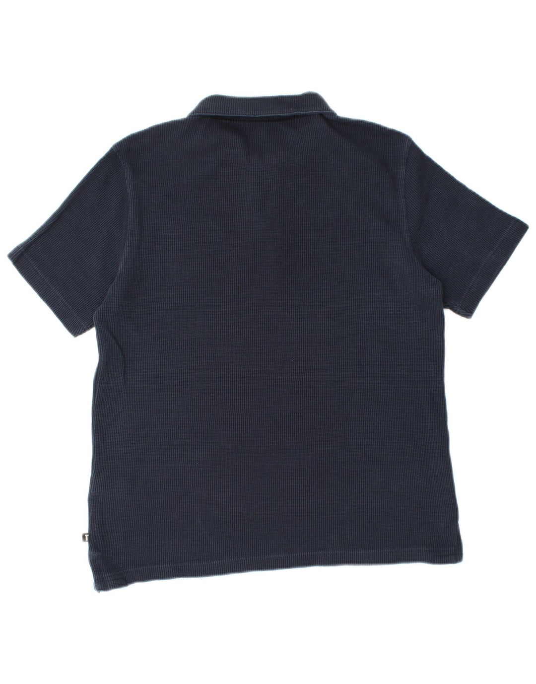 TED BAKER Herren-Poloshirt, Größe 2, klein, marineblaue Baumwolle