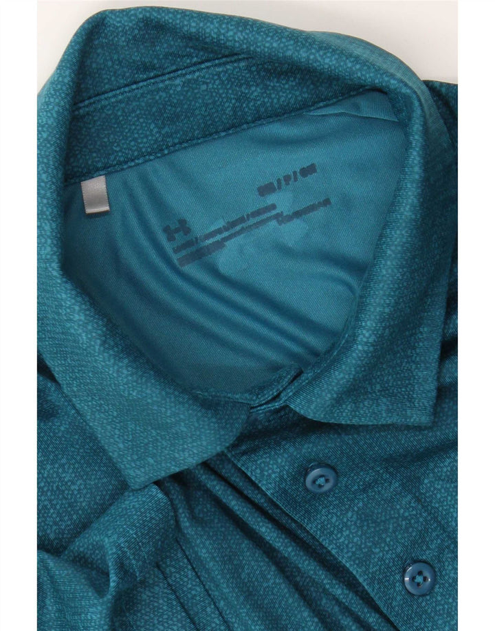 Under Armour Herren Heat Gear Poloshirt Small Blau