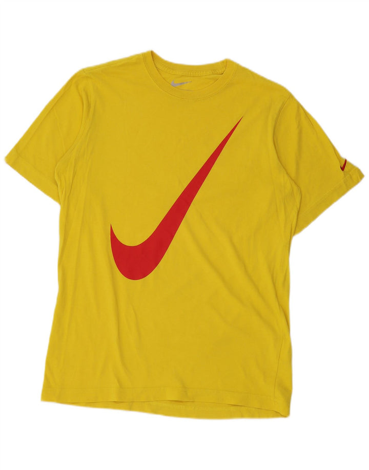 NIKE Grafik-T-Shirt für Jungen, 13–14 Jahre, XL, gelbe Baumwolle