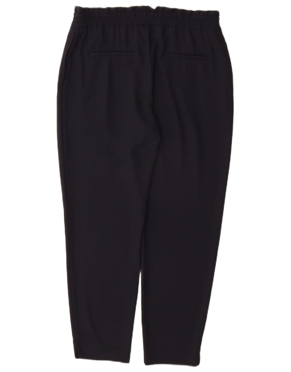 Zara Damen Tapered Pegged Chino Hose Medium W30 L28 Marineblau