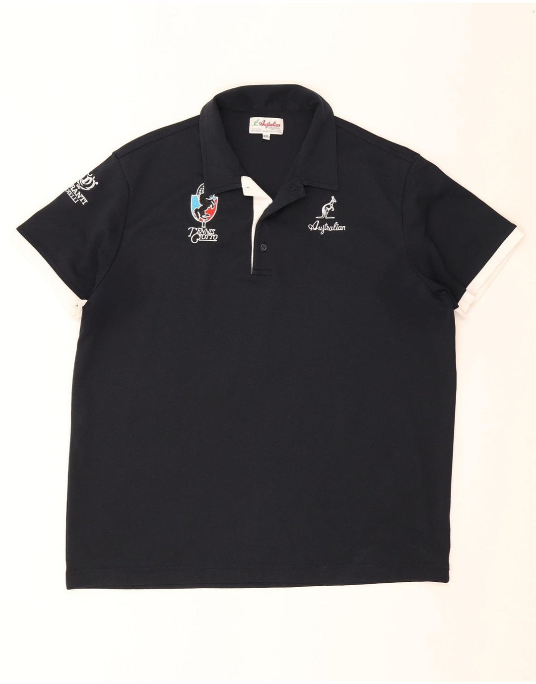 AUSTRALIAN L'ALPINA Herren Poloshirt 2XL Marineblau Polyester