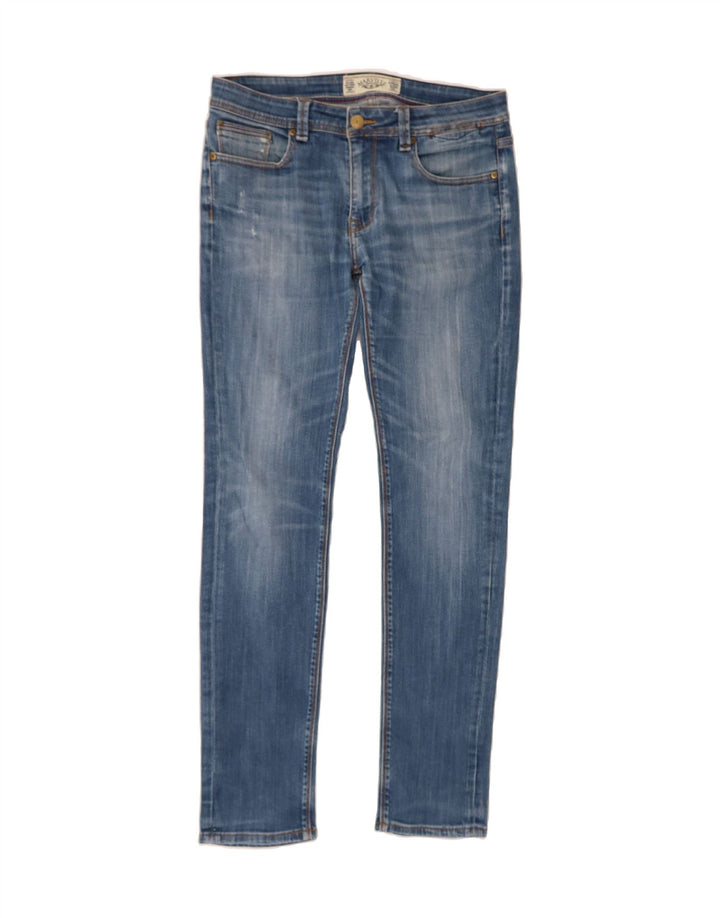MARVILLE Womens Slim Jeans W32 L32 Blue Cotton Vintage Marville and Second-Hand Marville from Messina Hembry 