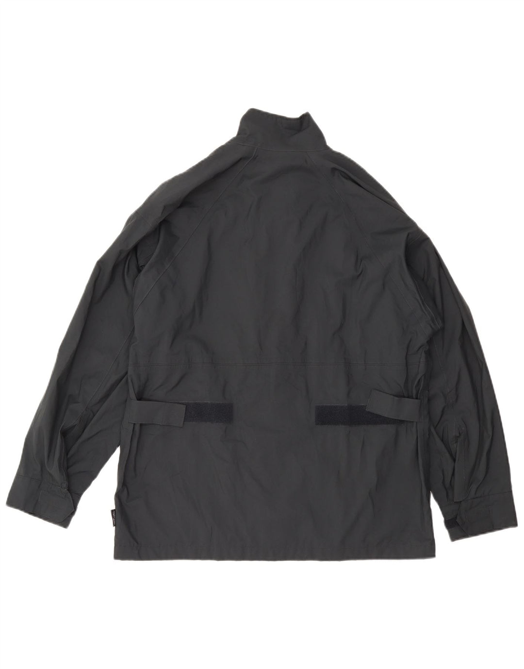 Adidas Damen Übergroße Regenjacke UK 12 Mittelgraues Polyester