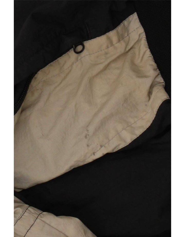 Nike Herren-Sweatshirt mit Grafik, groß, schwarzes Farbblock-Polyester