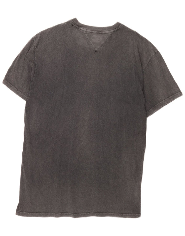 Tommy Hilfiger Herren T-Shirt Top XL Grau Baumwolle