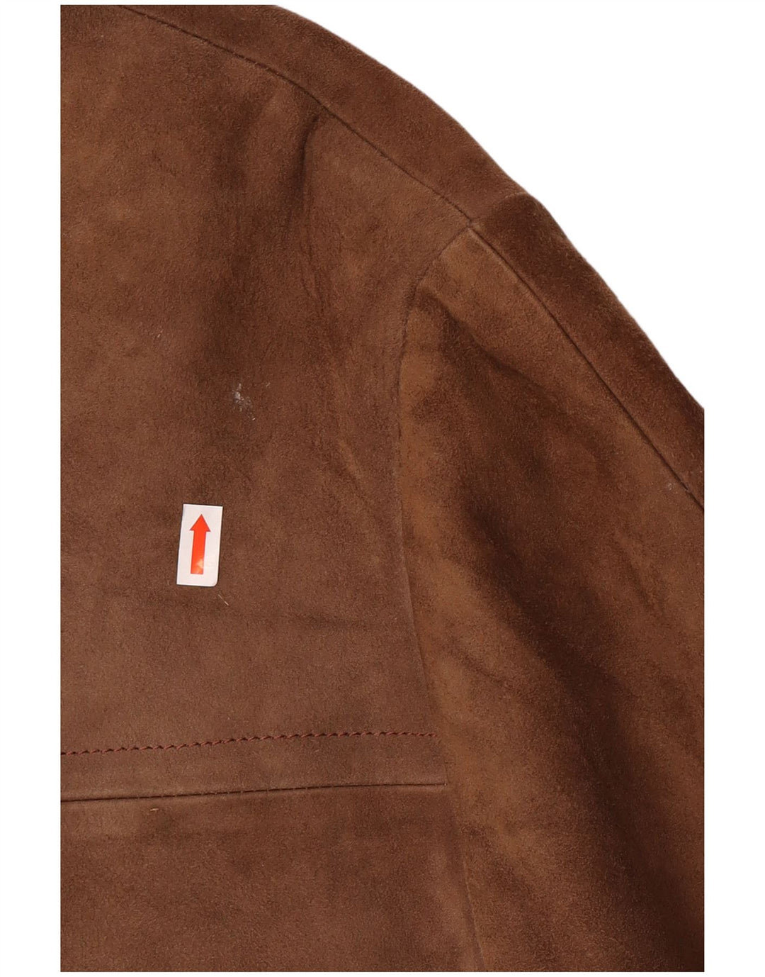 Vintage Damen Wildlederjacke UK 12 Mittelbraun