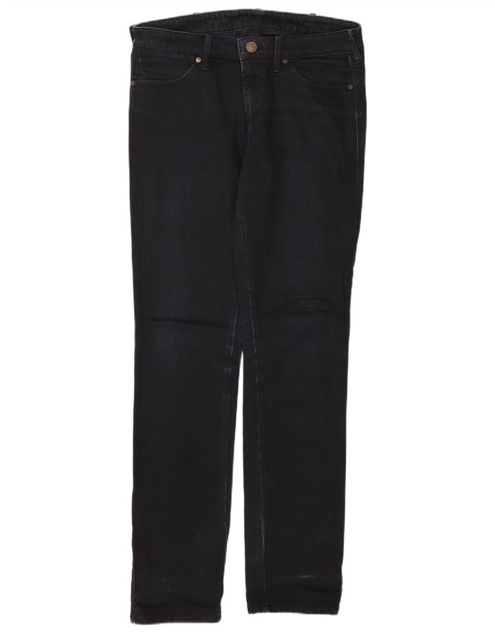 WRANGLER Womens Lia Slim Jeans W32 L34 Black Cotton