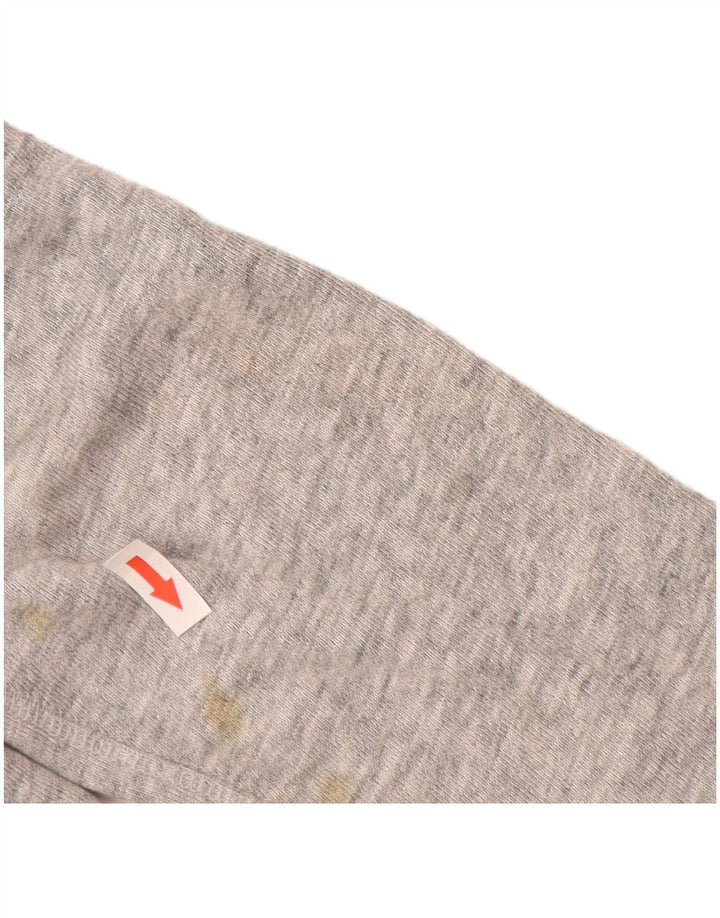 LEVI'S Damen Grafik-Sweatshirt-Pullover UK 12 Mittelgraue Baumwolle