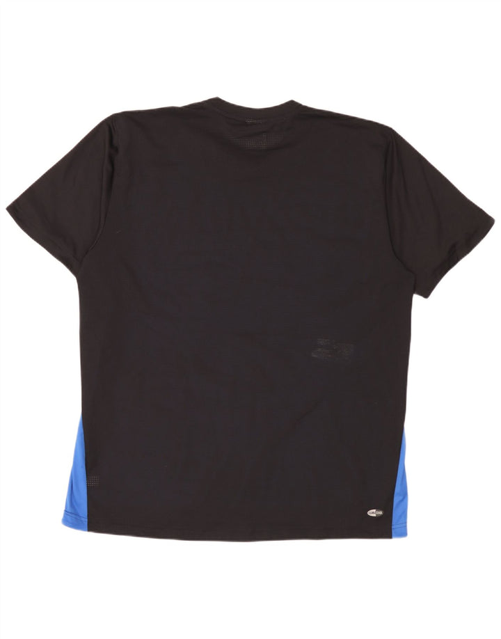 Adidas Herren Clima 365 T-Shirt Top 2XL Schwarz Colourblock Polyester