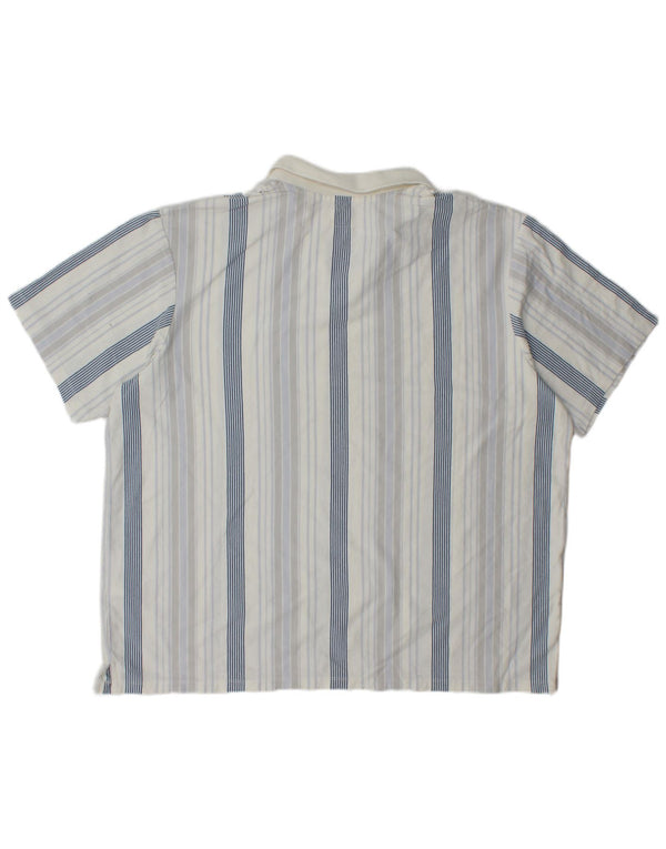 Levi's Herren Relaxed Poloshirt XL blau gestreift aus Baumwolle