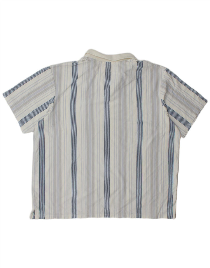 Levi's Herren Relaxed Poloshirt XL blau gestreift aus Baumwolle