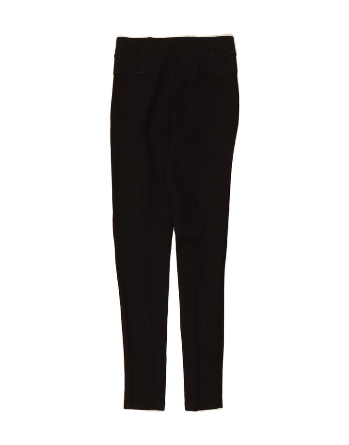 ZARA Womens Leggings UK 10 Small  Black Viscose Vintage Zara and Second-Hand Zara from Messina Hembry 