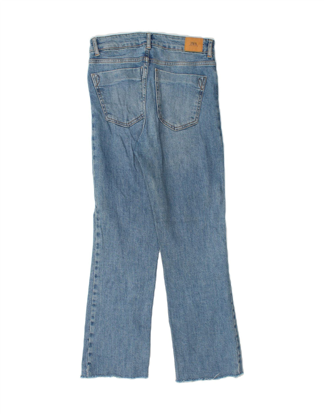 ZARA Womens Cropped Jeans EU 36 XS W28 L25 Blue Vintage Zara and Second-Hand Zara from Messina Hembry 