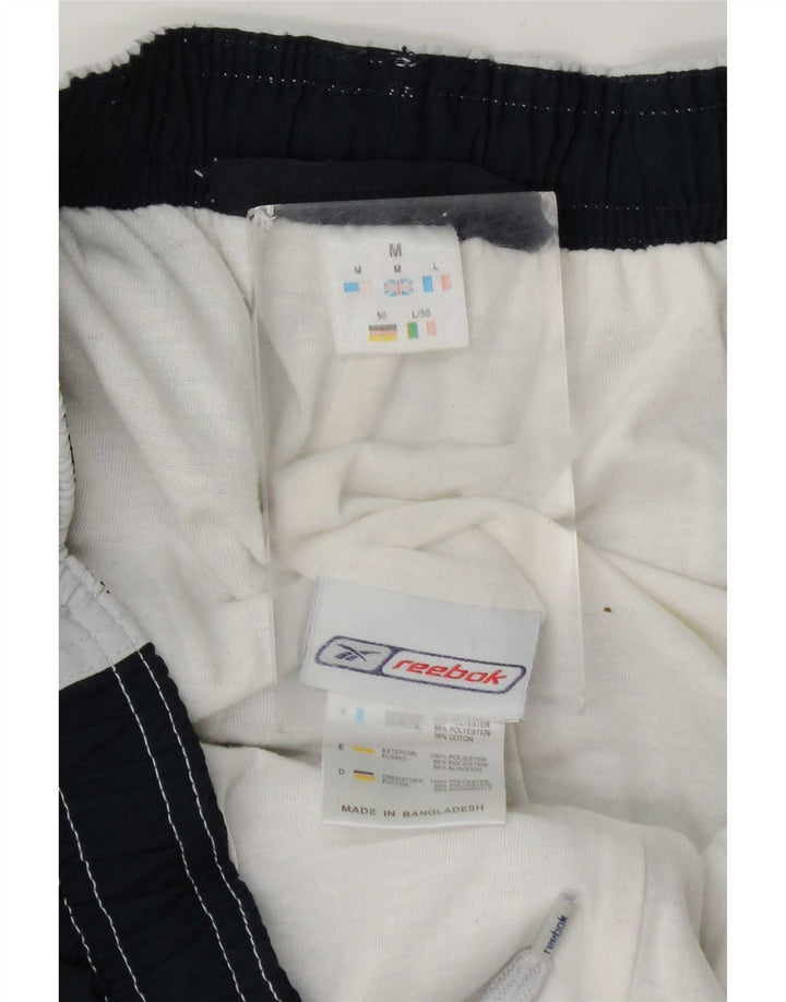 Reebok Herren Bermuda Sport Shorts Mittelgraues Colourblock-Polyester