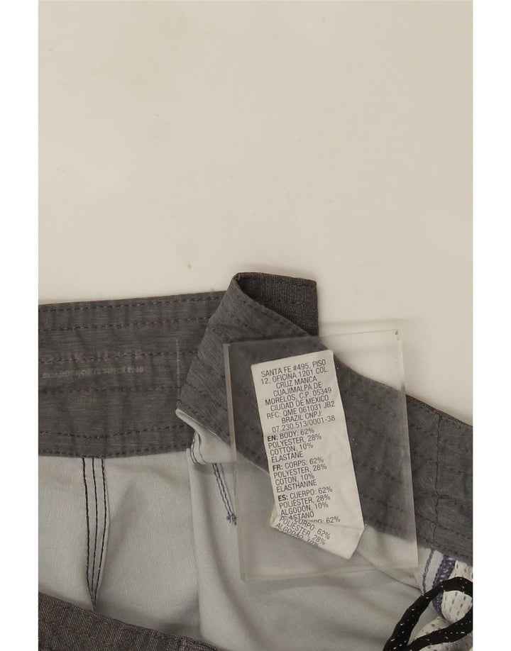 Quiksilver Herren-Badeshorts aus mittelblauem Colourblock-Polyester