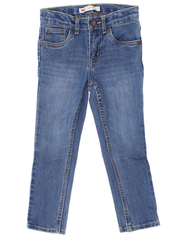 Levi's Jungen 510 Skinny Jeans 3–4 Jahre W22 L17 Blaue Baumwolle