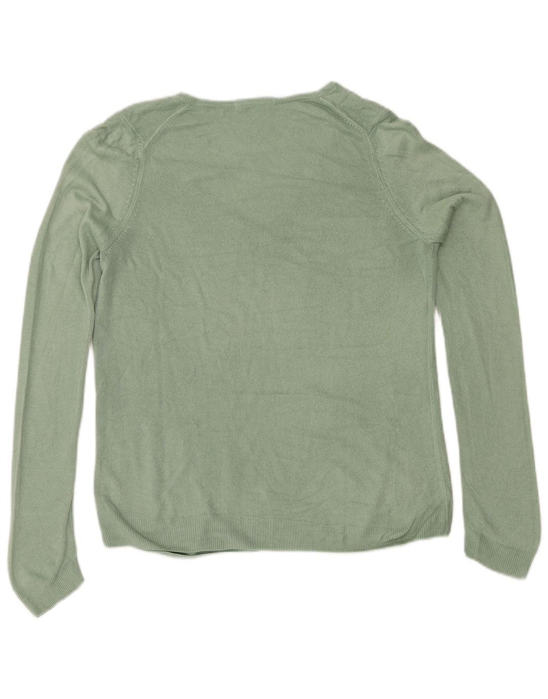 Marks & Spencer Damen-Pullover mit V-Ausschnitt, Gr. 12, Mittelgrün