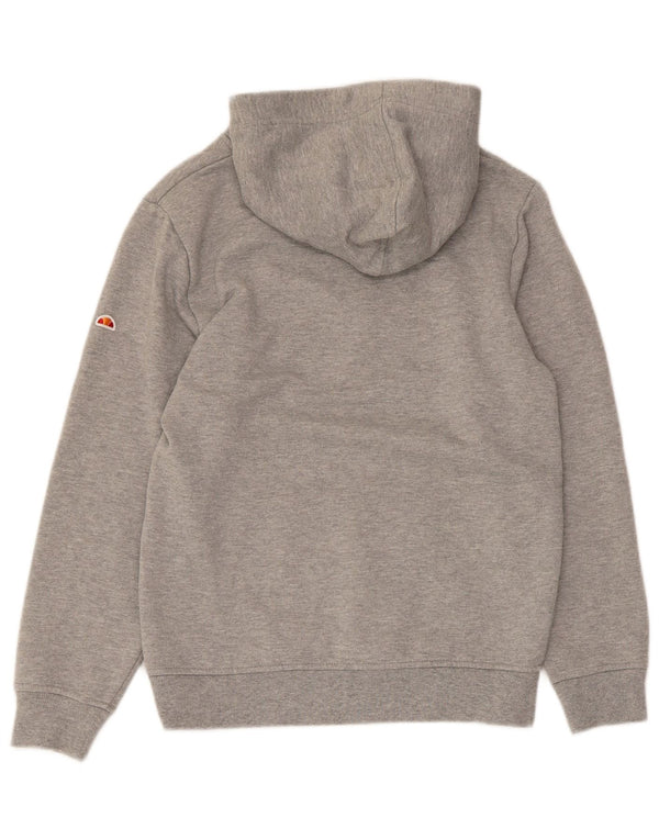 Ellesse Jungen-Pullover mit grafischem Kapuzenpullover, 12–13 Jahre, graues Polyester