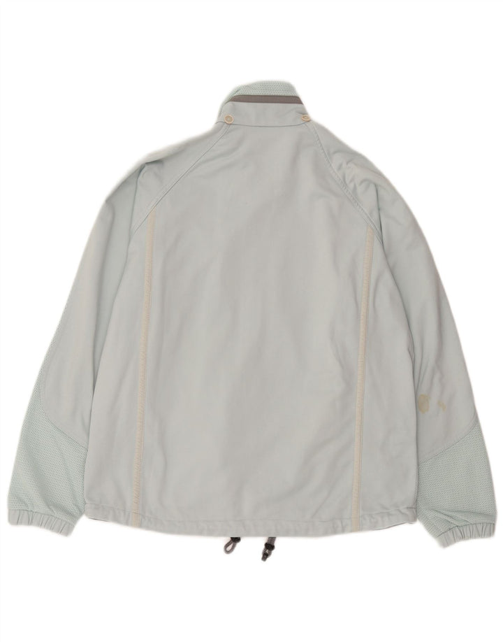 Diadora Damen-Trainingsanzug-Oberteil, Jacke, Größe S, UK 36, Blau, Polyester