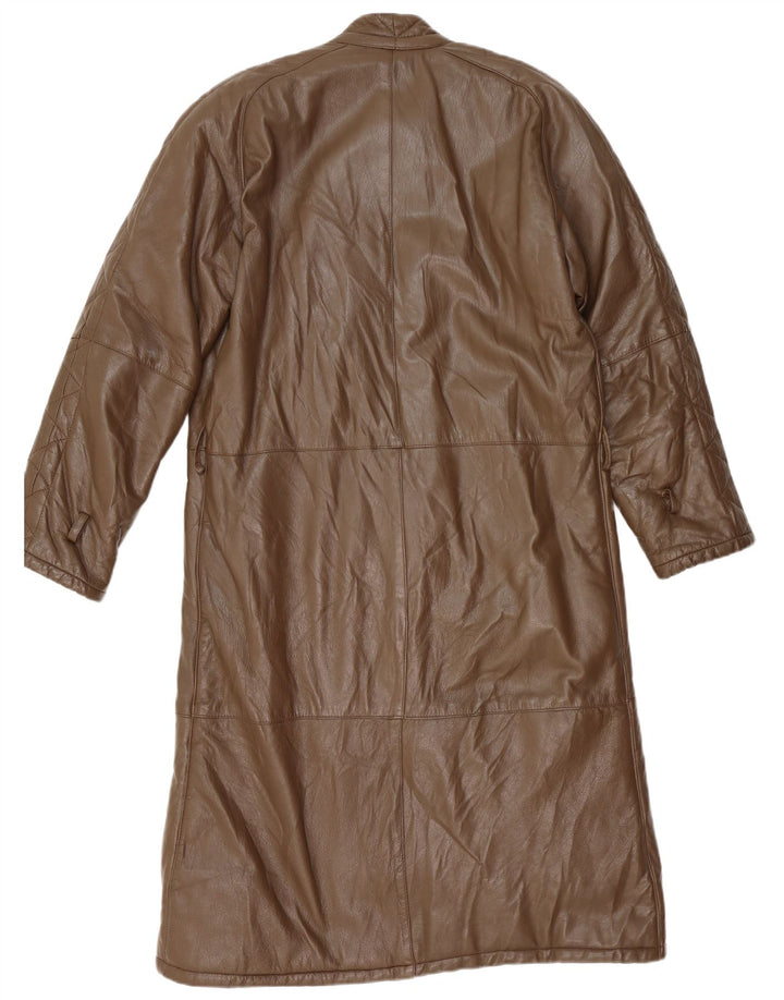 VINTAGE Herren Ledermantel UK 38 Mittelbraun