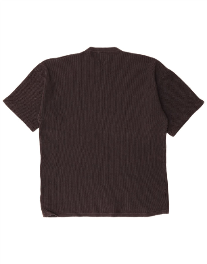 Zara Herren T-Shirt Top mittelgraue Baumwolle