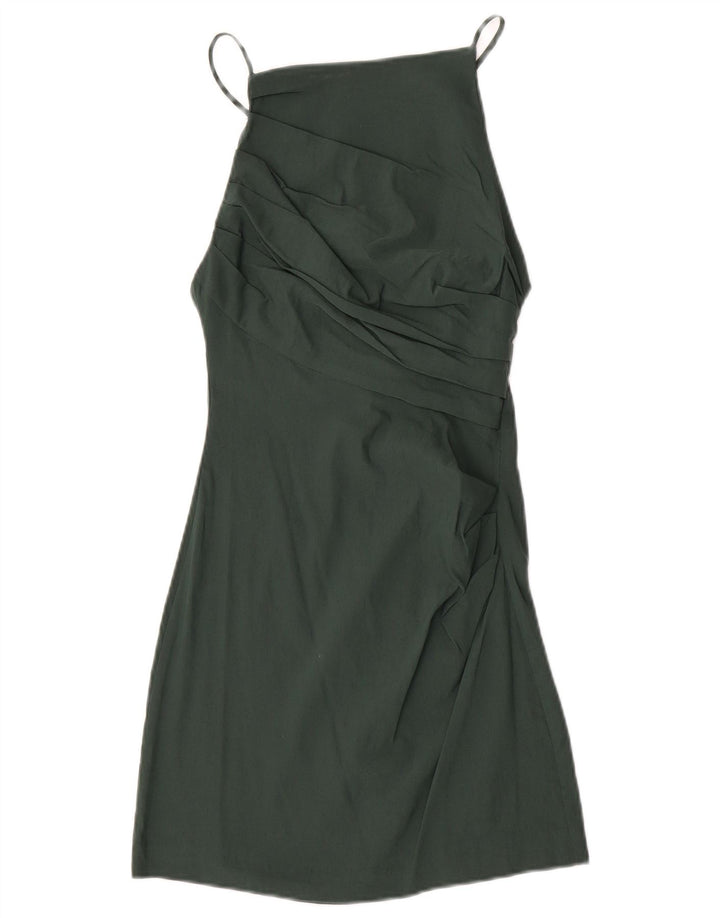 Zara Damen Sommerkleid UK 8 Small Grün