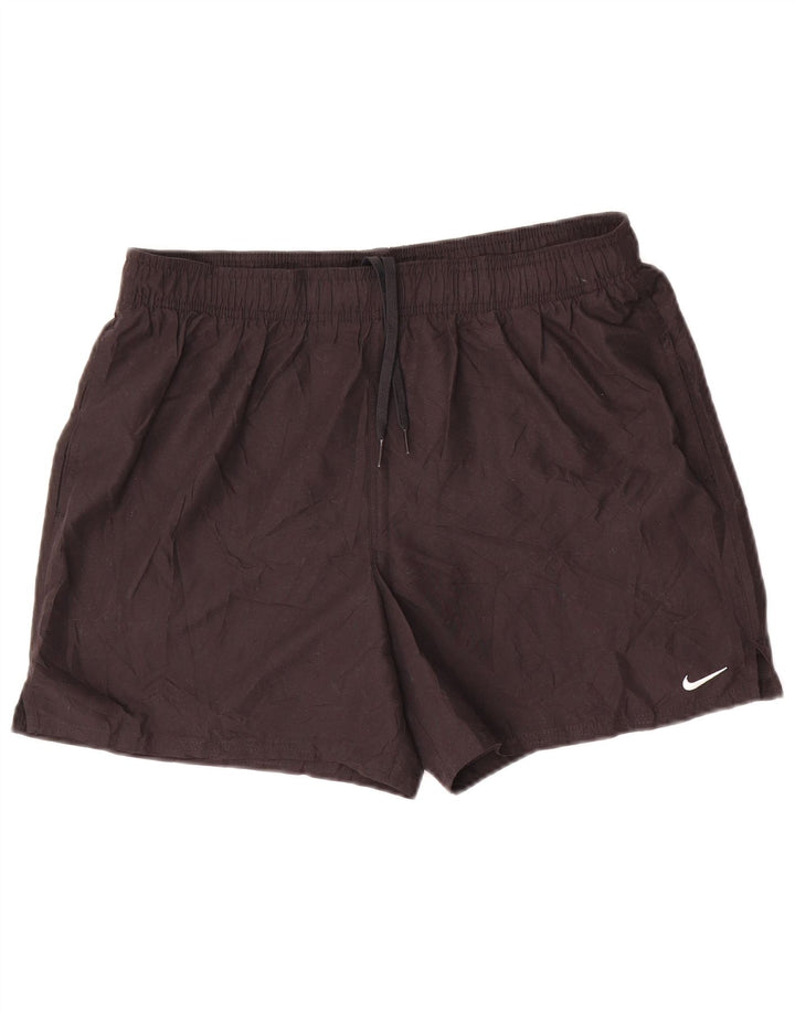 Nike Herren-Sportshorts, groß, aus schwarzem Polyester
