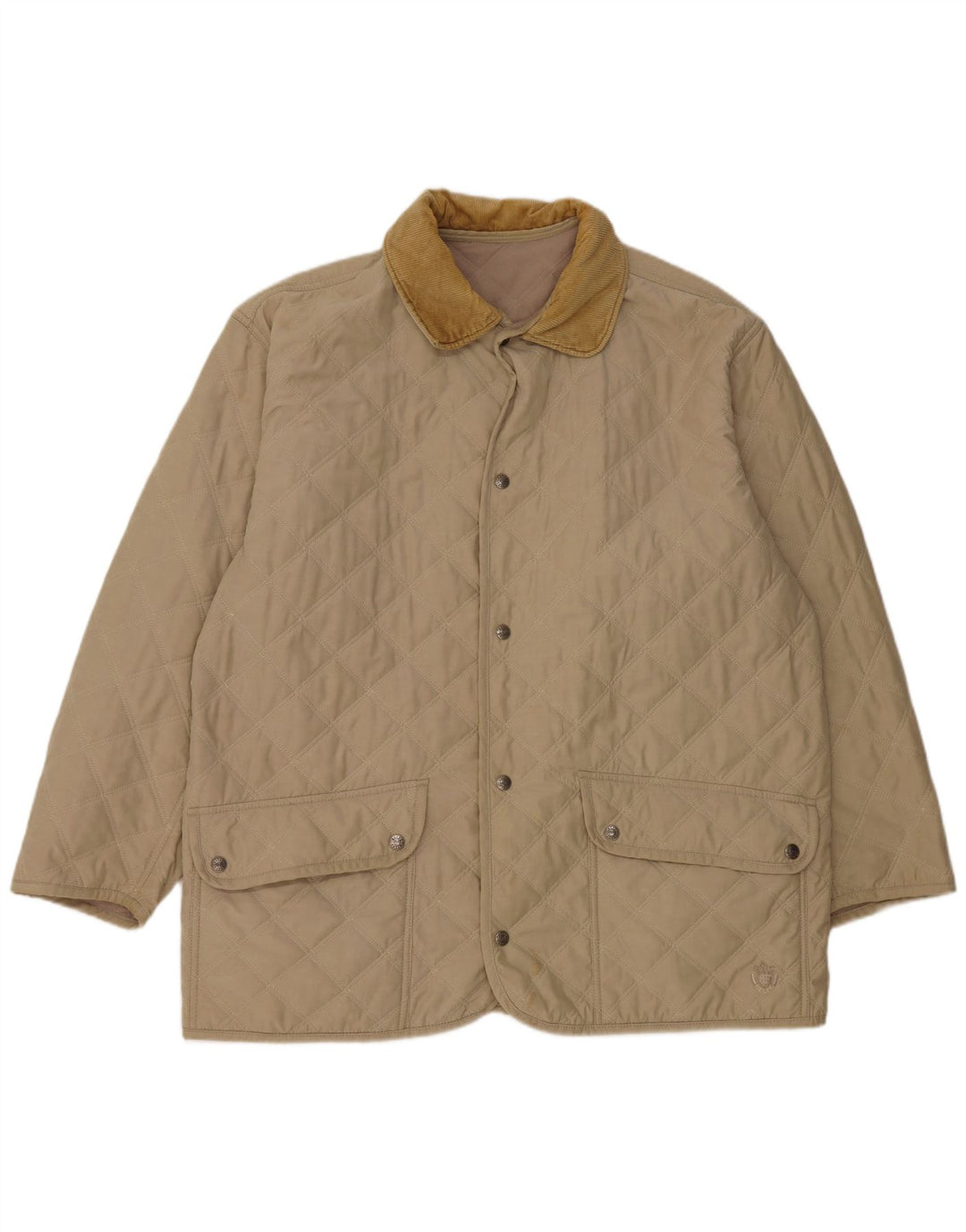 Belfe & Belfe Herren Steppjacke IT 52 XL Beige Baumwolle