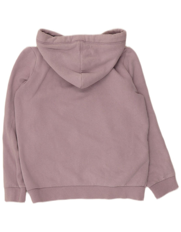 Superdry Damen-Übergroßer Kapuzenpullover mit Reißverschluss, UK 8, Größe S, Lila, Baumwolle