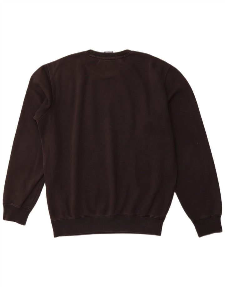 CHAMPION Herren-Sweatshirt mit Grafik, mittlere schwarze Baumwolle