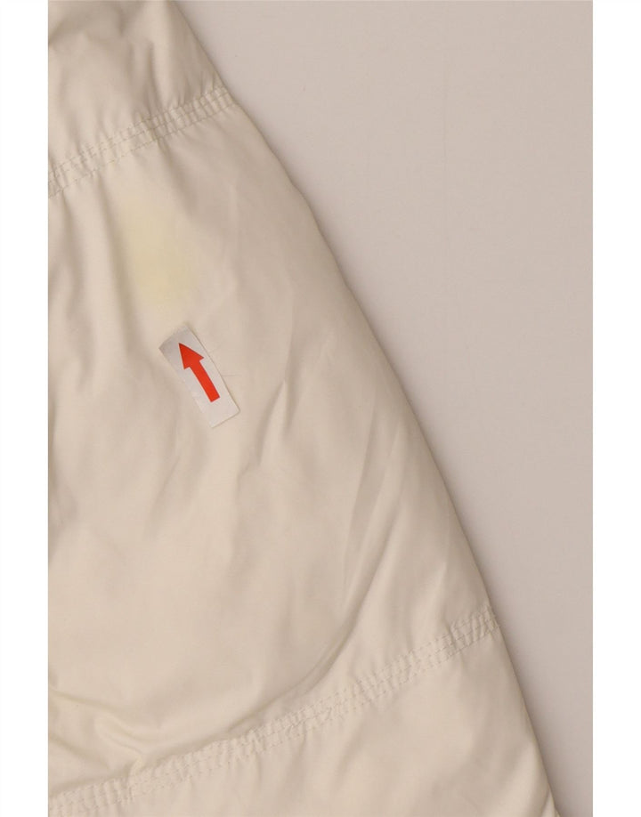 KOCCA Wattierte Damenjacke mit Kapuze, UK 16, XL, Weiß, Polyamid