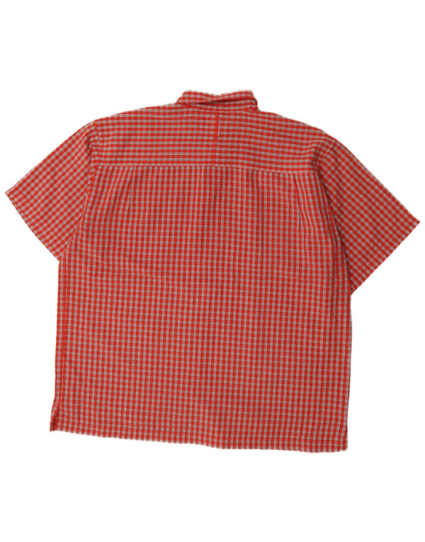 The North Face Herren Kurzarmhemd XL Red Check Modal