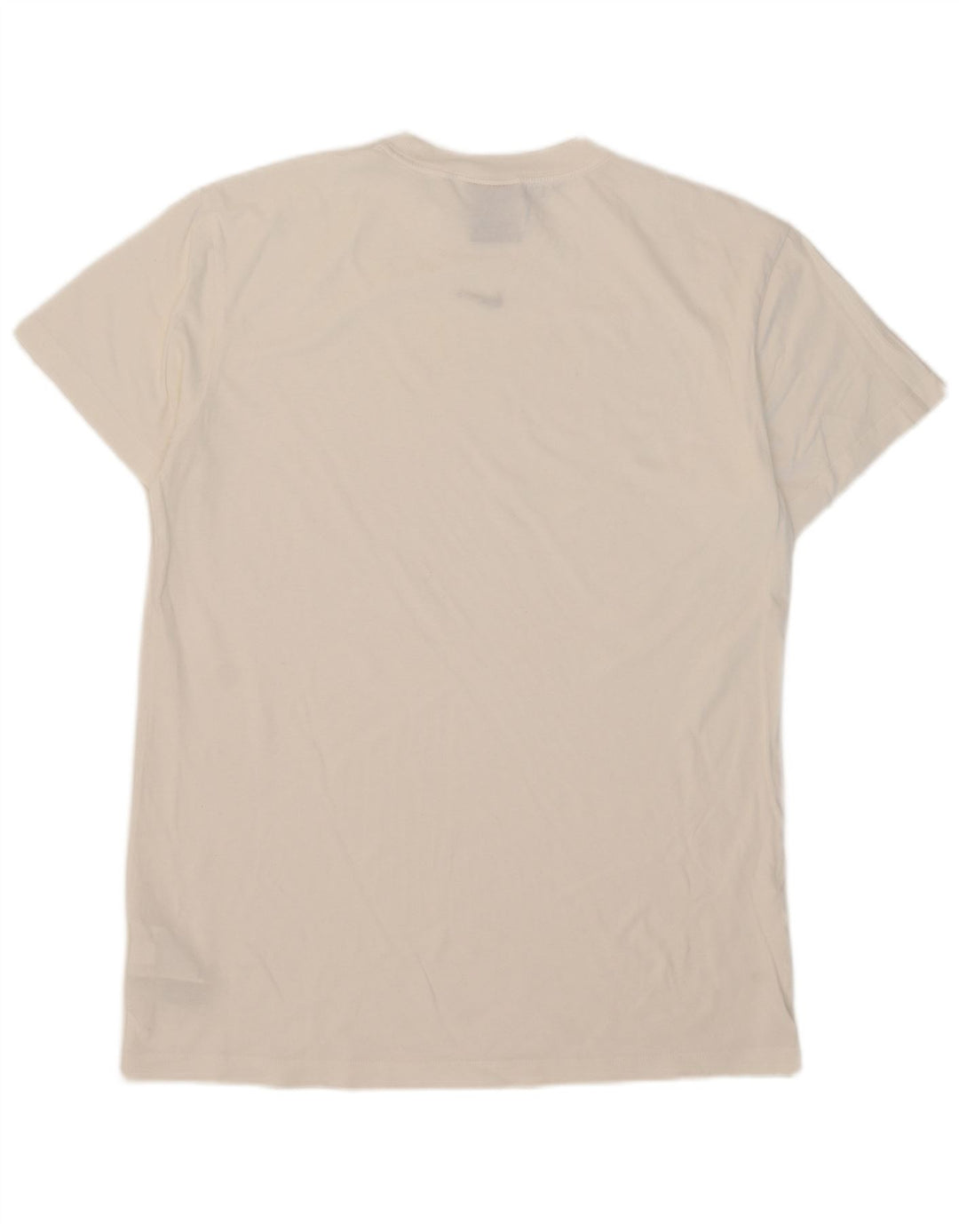 Nike Herren T-Shirt Top aus mittelweißer Baumwolle