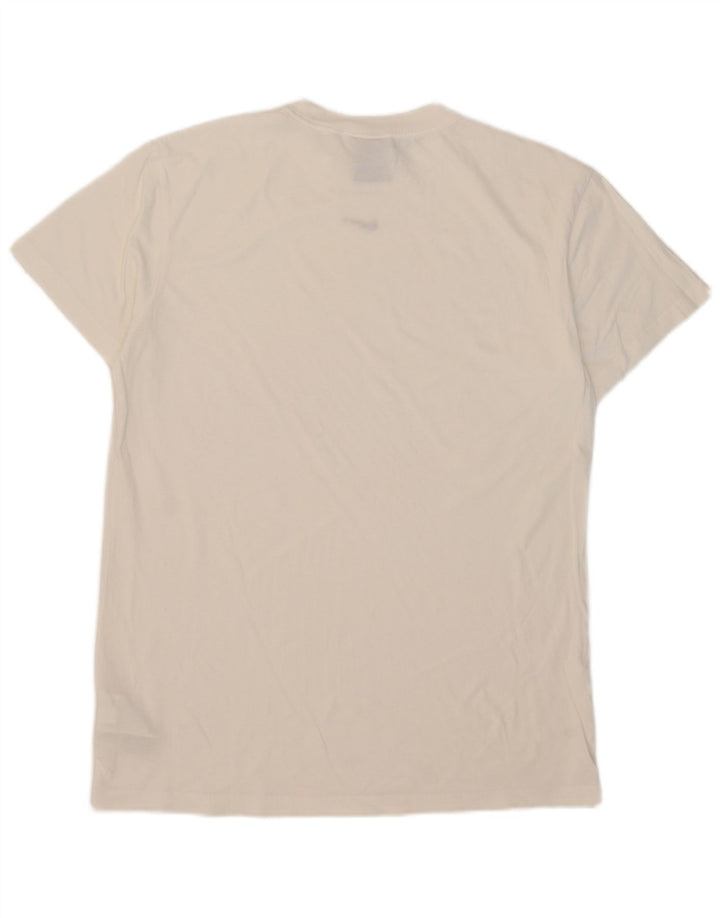 Nike Herren T-Shirt Top aus mittelweißer Baumwolle