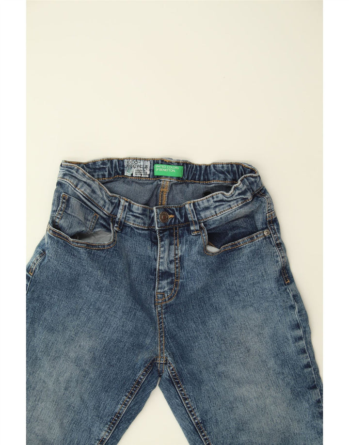 BENETTON Boys Denim Shorts 11-12 Years W26  Blue Vintage Benetton and Second-Hand Benetton from Messina Hembry 