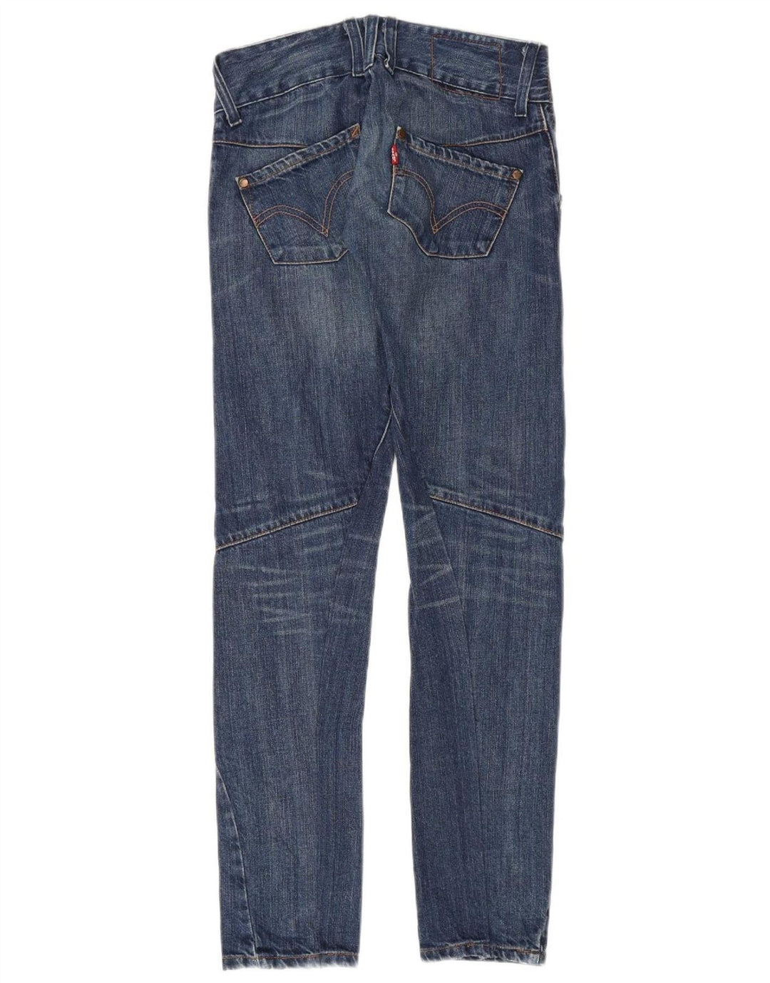 Levi's Damen Slim Jeans W26 L32 Blaue Baumwolle