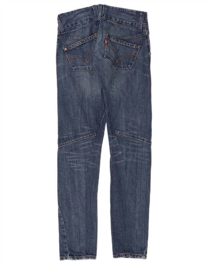 Levi's Damen Slim Jeans W26 L32 Blaue Baumwolle