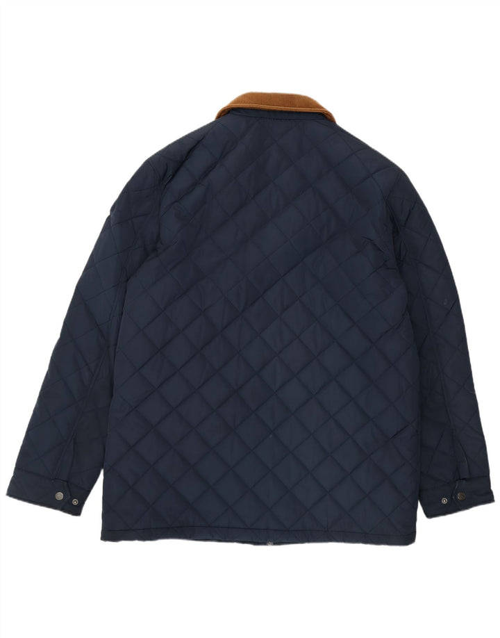 Crew Clothing Herren Steppjacke UK 42 XL Marineblau Polyester