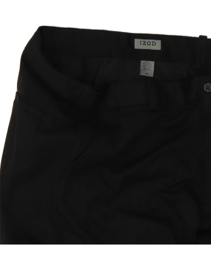 IZOD Mens Chino Shorts W34 Large Black Polyester Vintage Izod and Second-Hand Izod from Messina Hembry 