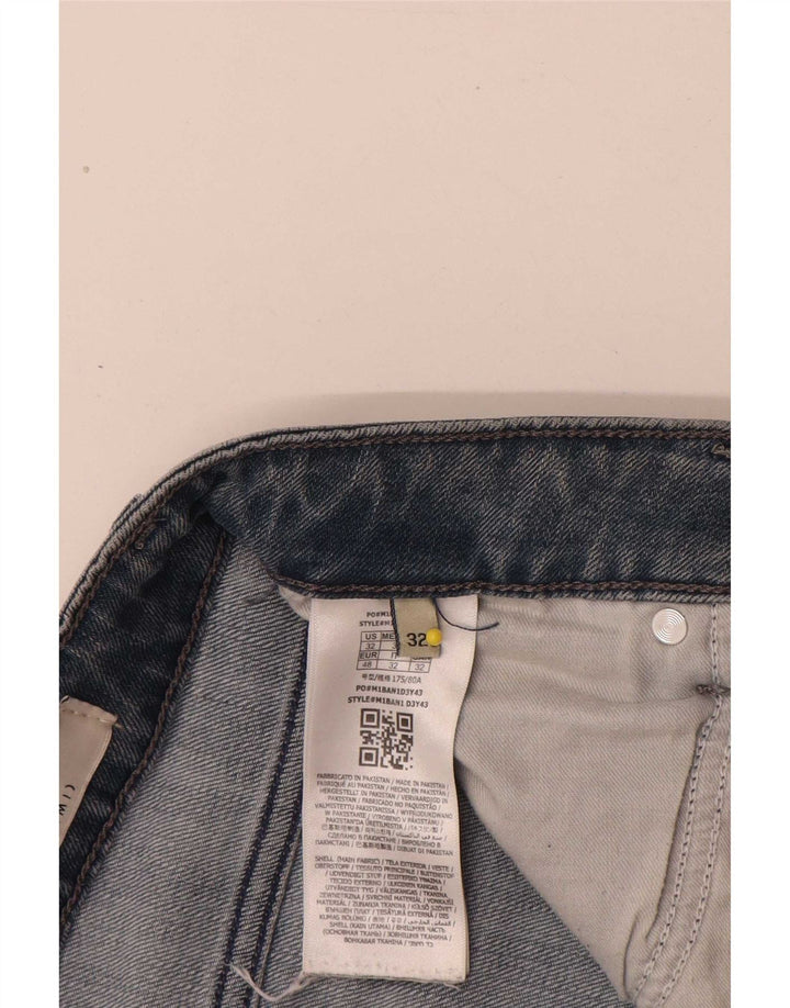 Guess Herren Slim Jeans W32 L32 Blaue Baumwolle