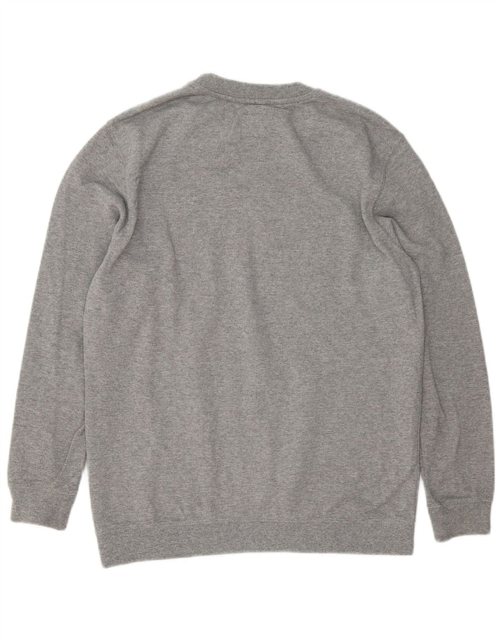 Vans Damen Grafik-Sweatshirt-Pullover UK 18 XL Graue Baumwolle