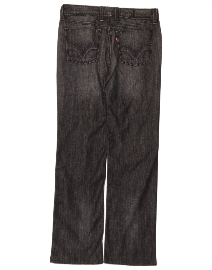 Levi's Damen 627 Straight Jeans W30 L29 Graue Baumwolle