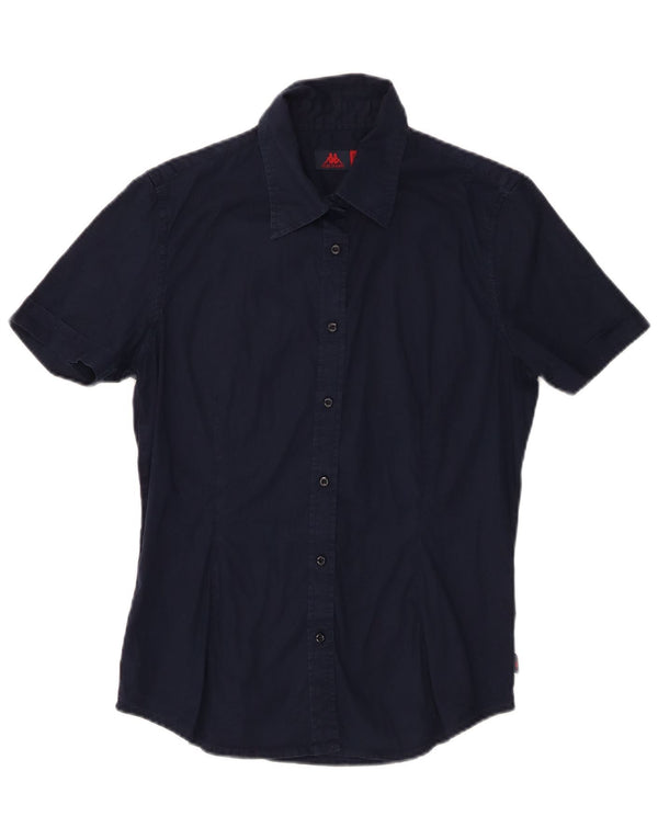 Kappa Damen Kurzarmhemd UK 18 XL Marineblau