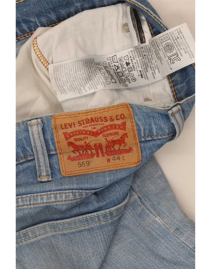 Levi's Herren 569 Denim Shorts W44 2XL Blaue Baumwolle