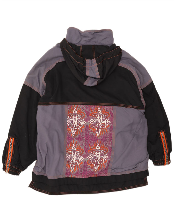 Ellesse Herren-Kapuzenpullover-Skijacke, UK 42, XL, Grau, Colourblock-Polyamid