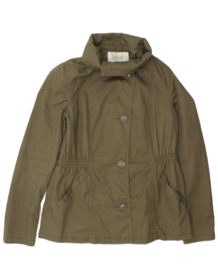 Only Damen Bomberjacke UK 12 Mittelgrünes Polyester