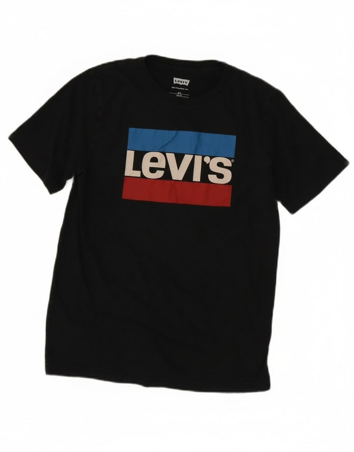 Levi's Jungen T-Shirt mit Grafik, 15–16 Jahre, Schwarz