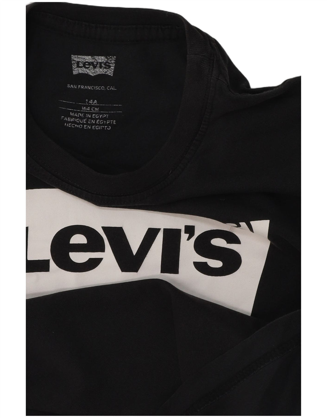 Levi's Jungen Grafik-T-Shirt-Oberteil, 13–14 Jahre, Grau