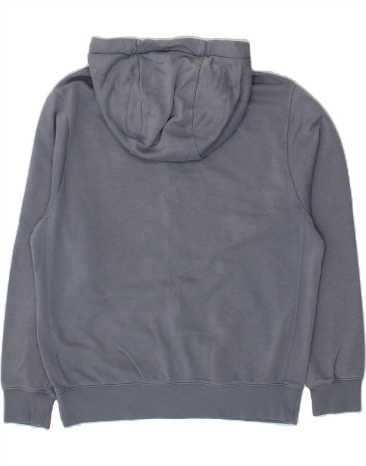 NIKE Mens Zip Hoodie Sweater Medium Navy Blue Cotton Vintage Nike and Second-Hand Nike from Messina Hembry 
