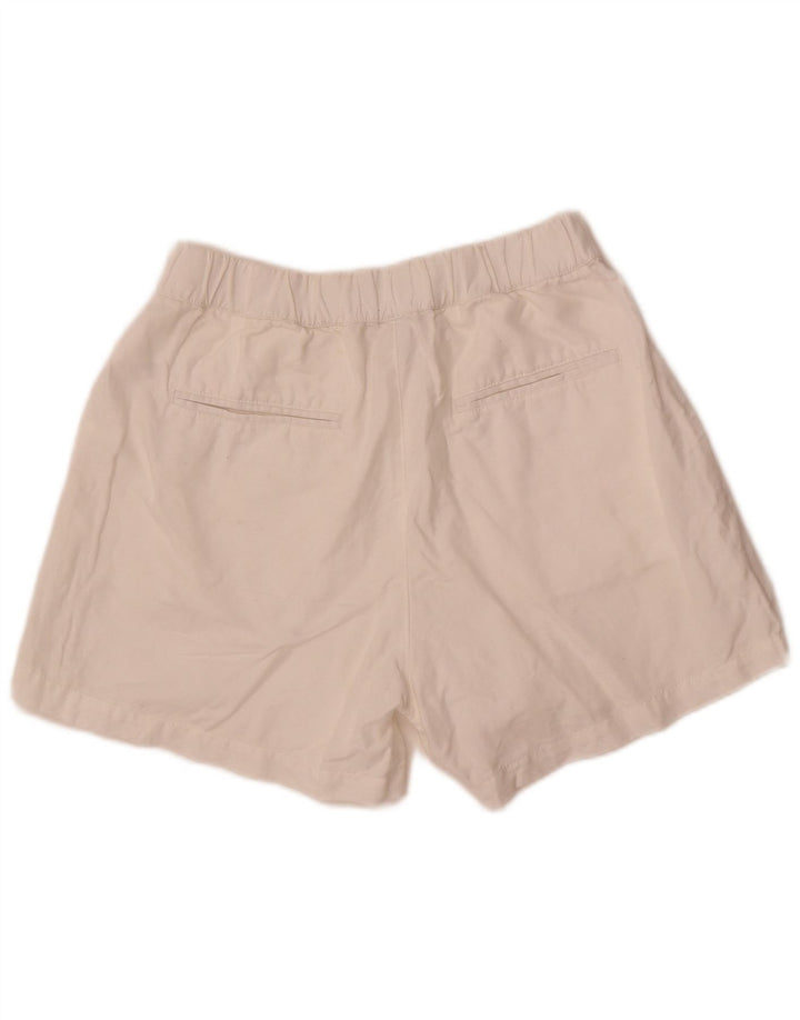 Quiksilver Herren-Chinoshorts, Größe M, W30, weiße Baumwolle